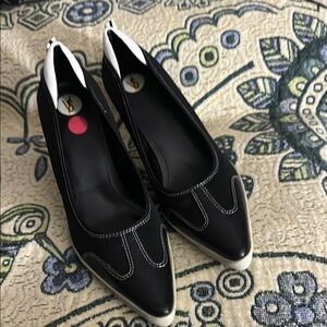 Victorias secret black and White Women's Shoes
